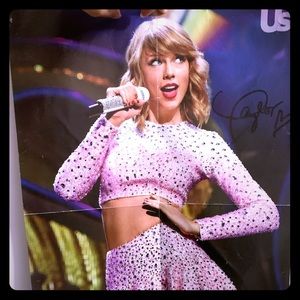 Taylor Swift Autographed poster!